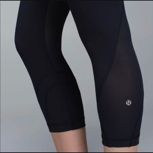 Lululemon Run Inspire Crop II Black
